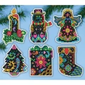 Image of Design Works Crafts Fantasy Ornaments Christmas Cross Stitch Kit