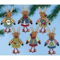 Image of Design Works Crafts Christmas Jumper Ornaments Cross Stitch Kit