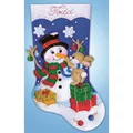 Image of Design Works Crafts Busy Bunny Stocking Christmas Craft Kit