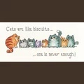 Image of Heritage Cats &amp; Biscuits - Evenweave Cross Stitch Kit