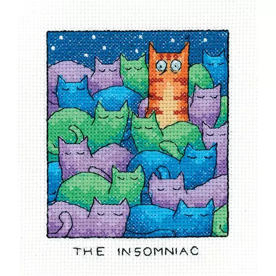 Image 1 of Heritage The Insomniac Cross Stitch Kit