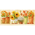 Image of Grafitec Sunflowers &amp; Daisies Tapestry Canvas