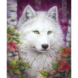 Grafitec White Wolf Tapestry Canvas
