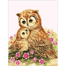 Mother & Baby Owl