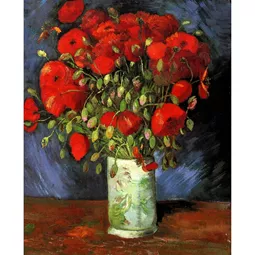 Grafitec Red Poppies Tapestry Canvas