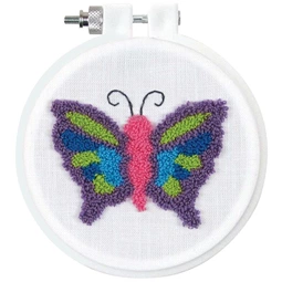 Design Works Crafts Butterfly Punch Needle Kit