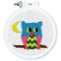 Image of Design Works Crafts Owl Punch Needle Kit