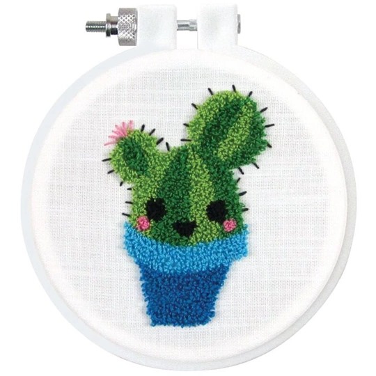 Image 1 of Design Works Crafts Cactus Punch Needle Kit