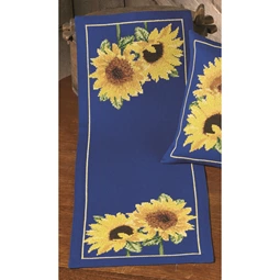 Permin Sunflowers Runner Cross Stitch Kit