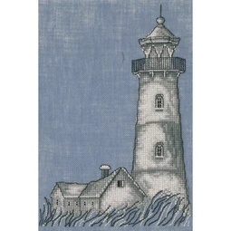Permin Moonlit Lighthouse Cross Stitch Kit