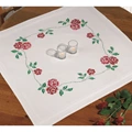 Image of Permin Roses Tablecloth Cross Stitch Kit