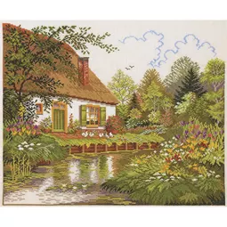 Eva Rosenstand House and Forest Lake Cross Stitch Kit