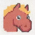Image of Permin Horse Cross Stitch Kit