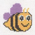 Image of Permin Bumble Bee Cross Stitch Kit