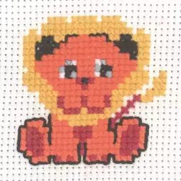Permin Lion Cross Stitch Kit