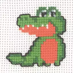 Permin Crocodile Cross Stitch Kit