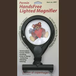 Hands Free Magnifier with Light