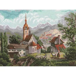 RIOLIS Monastery Cross Stitch Kit