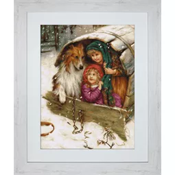 Luca-S Winter Collie - Petit Point Tapestry Kit
