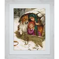 Image of Luca-S Winter Collie - Petit Point Tapestry Kit