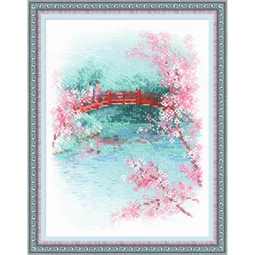RIOLIS Sakura - Bridge Cross Stitch Kit