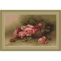 Image of Luca-S Basket of Roses - Petit Point Tapestry Kit