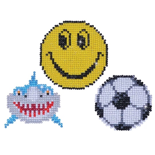 Image 1 of Needleart World Smile Stickers Diamond Dotz Craft Kit