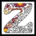Image of Design Works Crafts Zenbroidery - Letter Z Embroidery Fabric