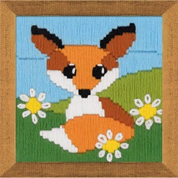 RIOLIS Fox in Daisies Long Stitch Kit