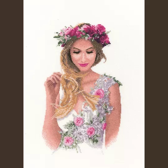 Heritage Emily Aida Cross Stitch Kit Stitcher