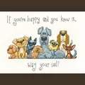 Image of Heritage Wag Your Tail - Evenweave Cross Stitch Kit