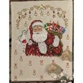 Permin Traditional Santa Claus Advent Christmas Cross Stitch Kit