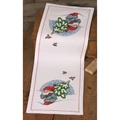 Image of Permin Collecting the Tree Runner Christmas Cross Stitch Kit