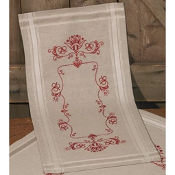 Permin Classic Red Runner Embroidery Kit
