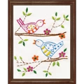 Image of Design Works Crafts Bird Family Embroidery Kit