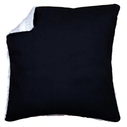 Cushion Back No Zipper - Black