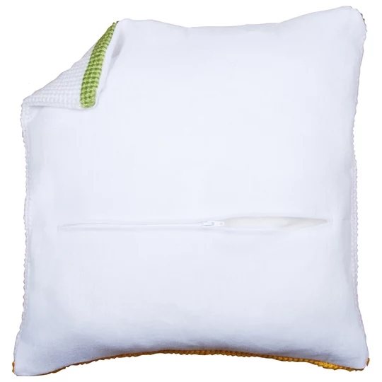 Image 1 of Vervaco Cushion Back with Zipper - White