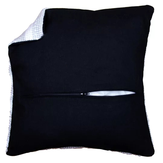 Image 1 of Vervaco Cushion Back with Zipper - Black