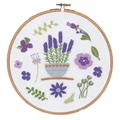 Image of Vervaco Lavender Embroidery Kit