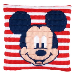 Vervaco Mickey Mouse Cushion Long Stitch Kit