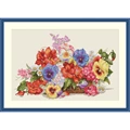 Image of Merejka Garden Flowers Cross Stitch Kit
