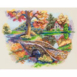 Merejka Autumn Landscape Cross Stitch Kit