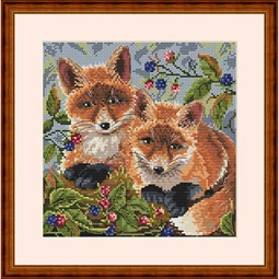 Merejka Foxes Cross Stitch Kit