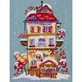 Image of Merejka Winter House Christmas Cross Stitch Kit