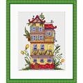 Image of Merejka Spring House Cross Stitch Kit