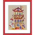 Image of Merejka Autumn House Cross Stitch Kit