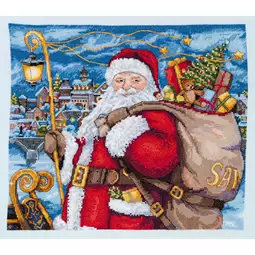 Merejka Santa is Coming! Christmas Cross Stitch Kit