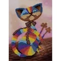 Image of VDV Colourful Cat Embroidery Kit