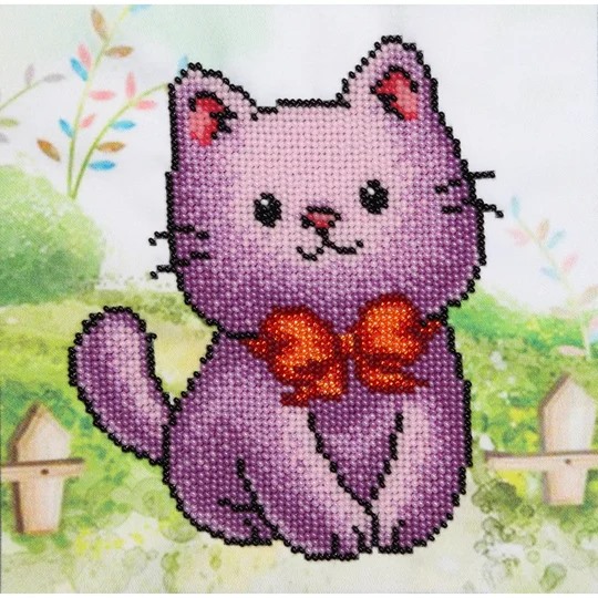 Image 1 of VDV Cat Embroidery Kit