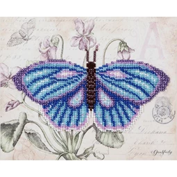 VDV Butterfly Blue Embroidery Kit
